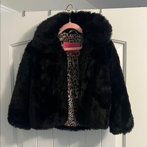 Girls faux fur coat